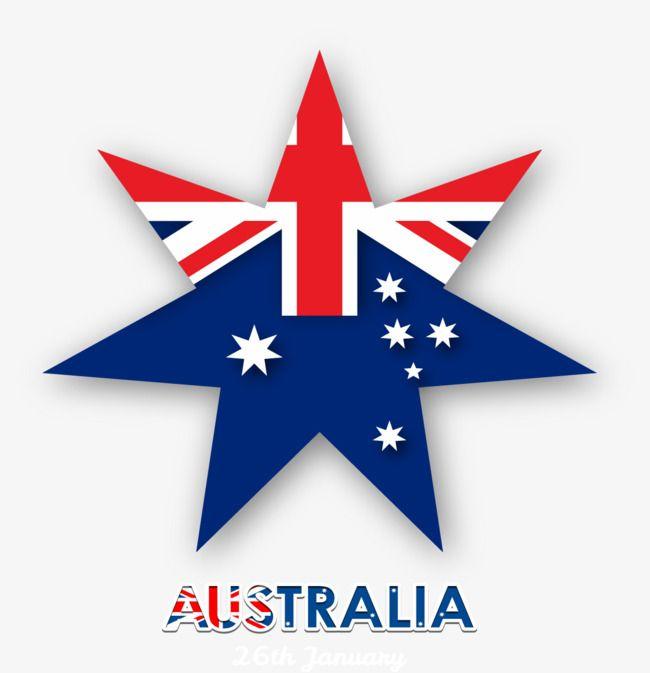 Australian Flag Logo - Maple Leaf Shape Australian Flag, Leaf Vector, Flag Vector, Blue PNG