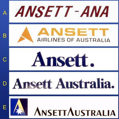 Australian Flag Logo - LOGO CARD - Australian Flag Livery [376] - $45.00 : Flarose - Ansett ...