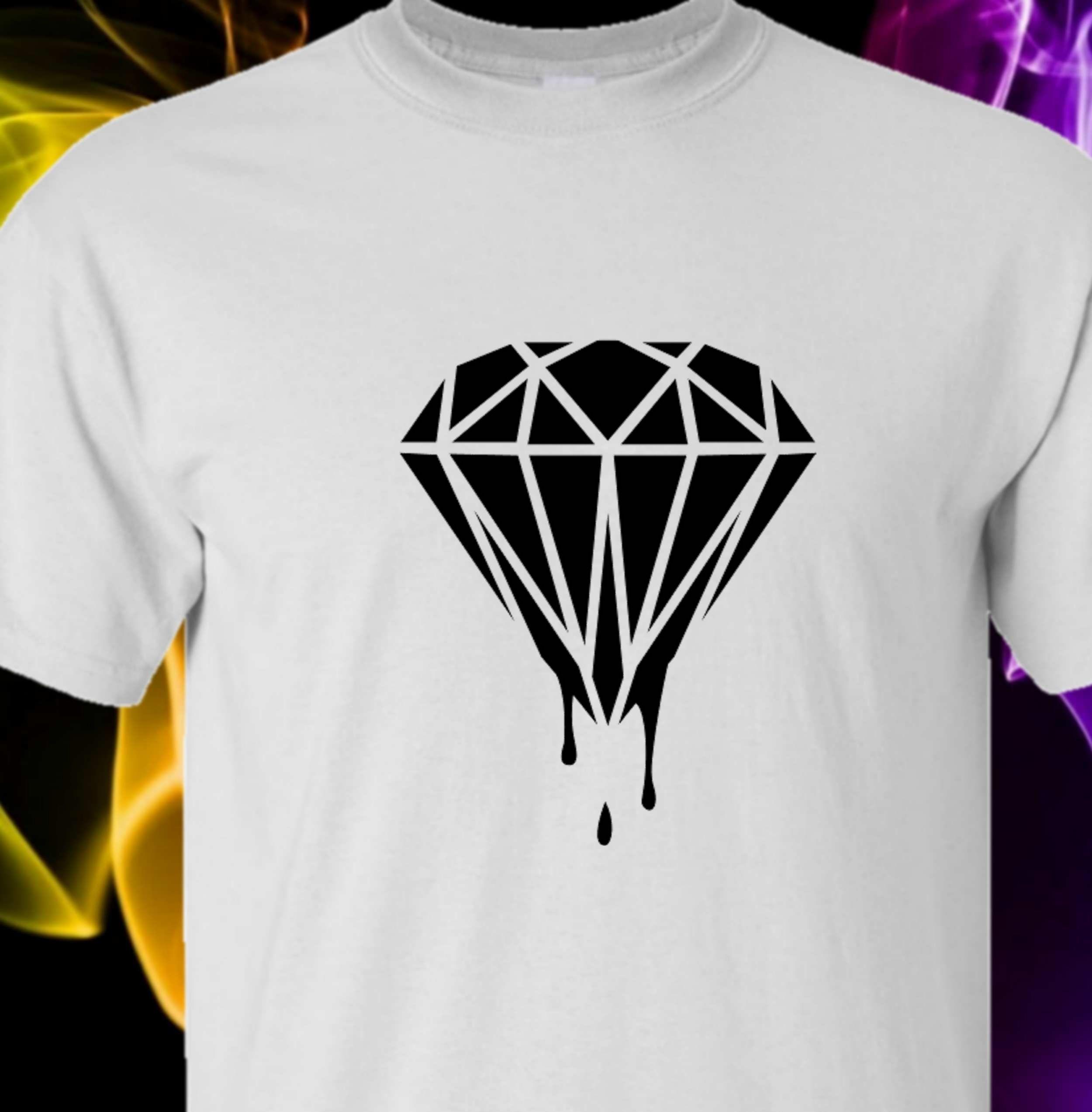 Black and White Diamond Logo - DIAMOND DRIP