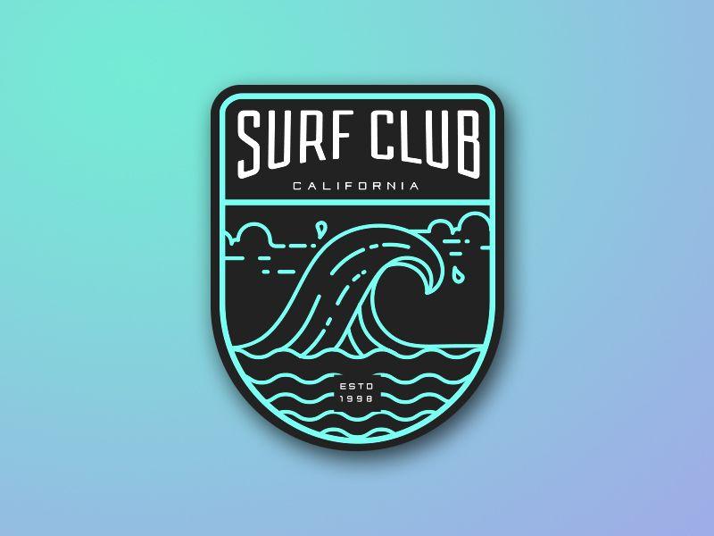 Surf Club Logo - Surf Club Logo by PATPOSEH | Dribbble | Dribbble