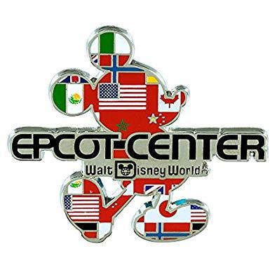 Walt Disney World Epcot Logo - Disney Mickey Mouse Silhouette Epcot Center Logo Pin - Walt Disney ...