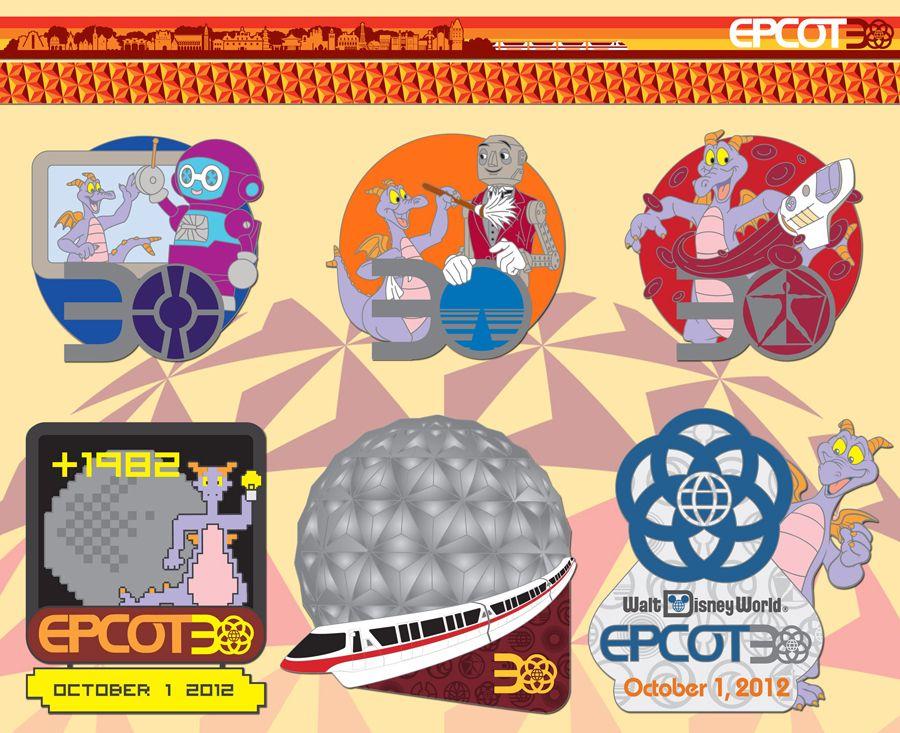 Walt Disney World Epcot Logo - First Look at Merchandise for the 30th Anniversary of Epcot at Walt ...