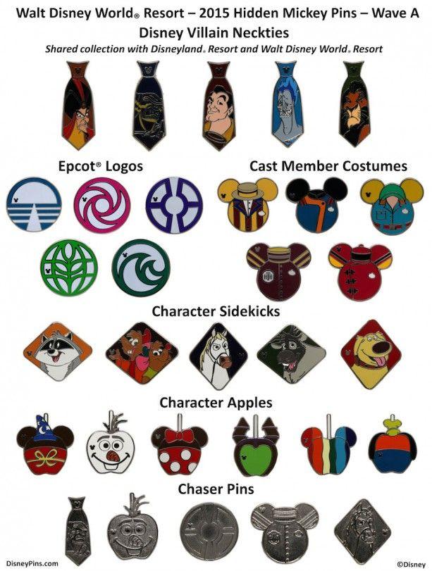 Walt Disney World Epcot Logo - New Hidden Mickey Pins Coming Out in April - ThemeParkHipster