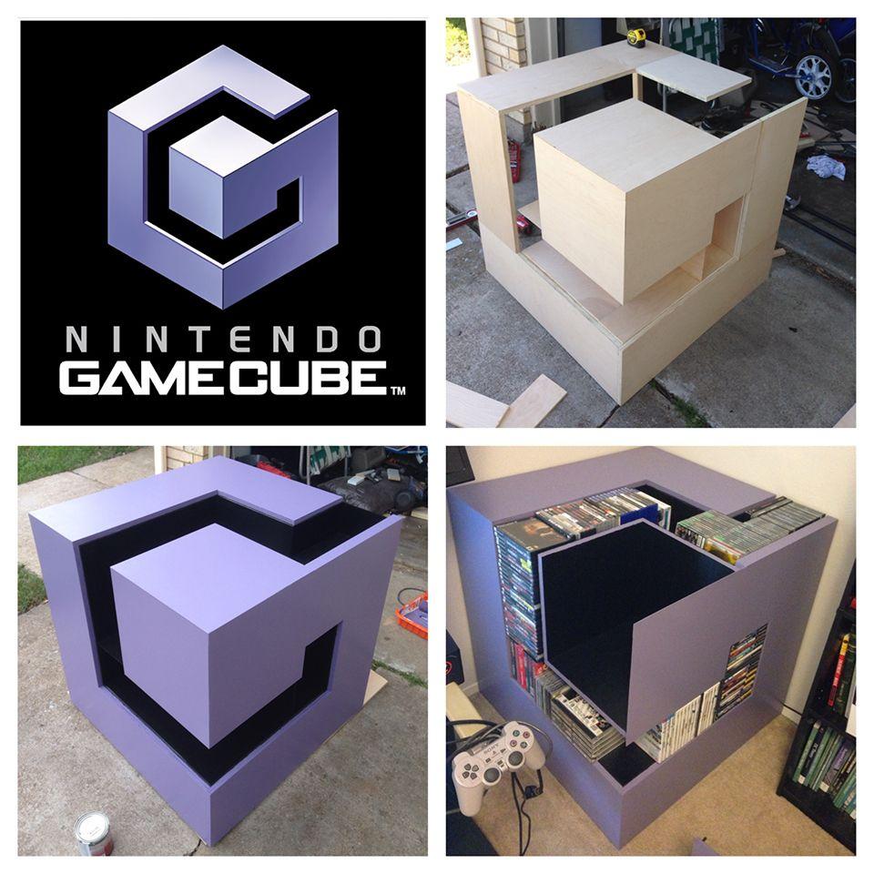 GameCube Logo - GameCube Logo Shelf: For Luigi's Mansion - Technabob
