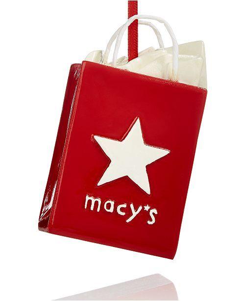 Macy's White Star Logo - Macy's Collectible Shopping Bag Ornament, Created for Macy's - Home ...