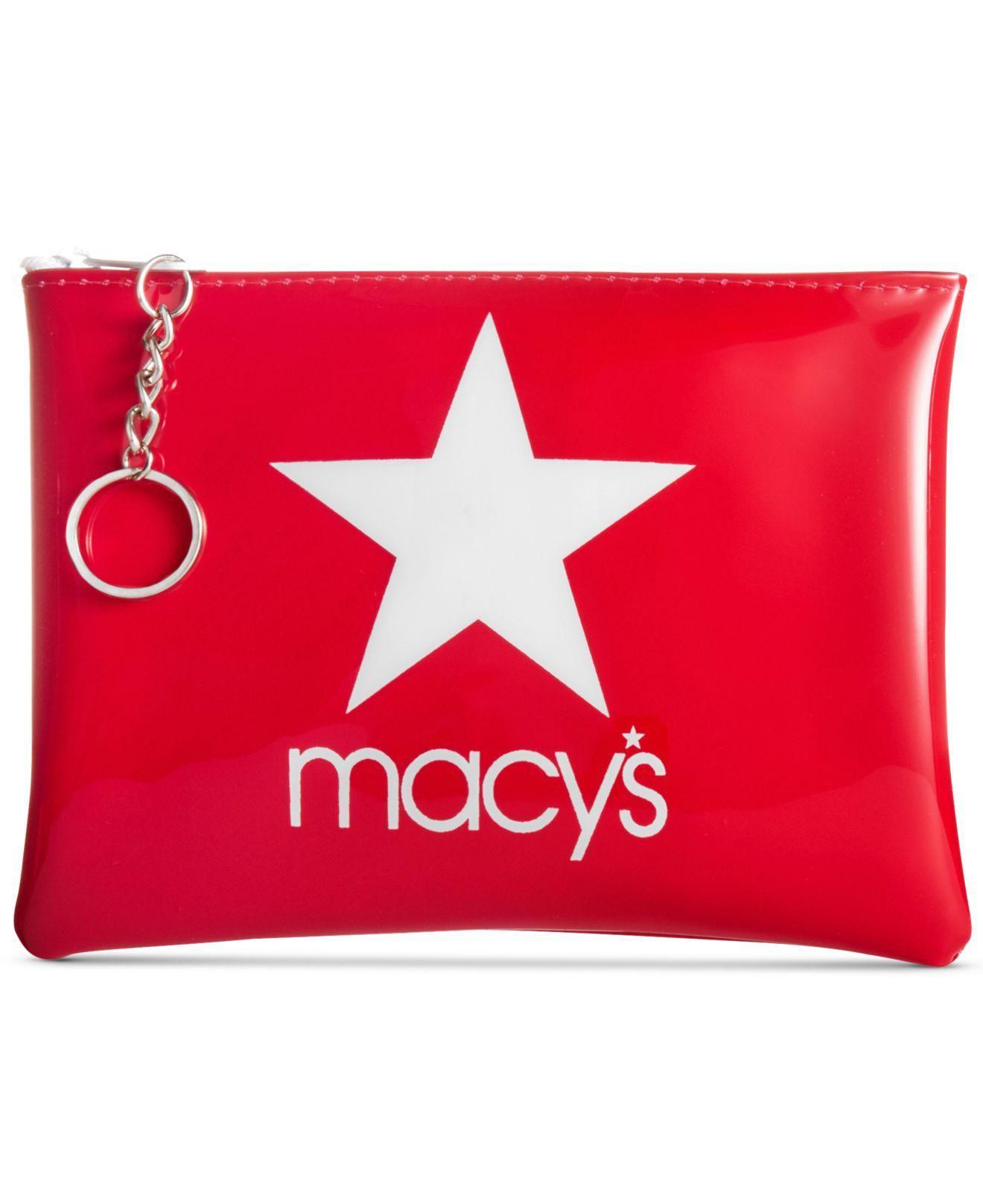 Macy's White Star Logo - Lyst - Macy's Star Pouch in Red