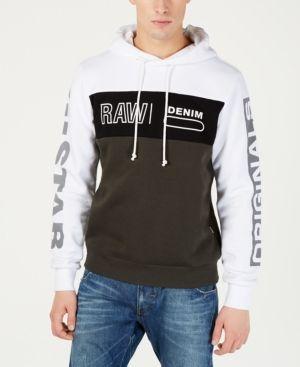 Macy's White Star Logo - G Star Raw Men's Logo Colorblocked Hoodie, Created For Macy's