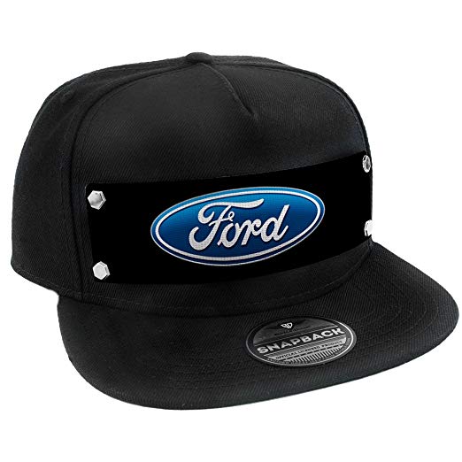 Black and Blue Oval Logo - Buckle Down Trucker Hat: Clothing