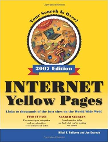 Vintage Yellow Pages Logo - Internet Yellow Pages, 2007 Edition: Mikal E. Belicove, Joe Kraynak