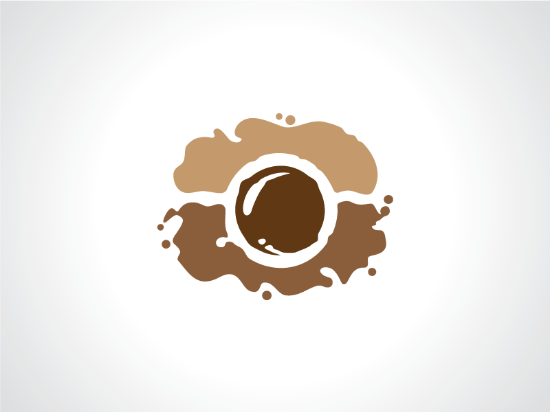 Camera Logo - Splash Coffee Camera Logo Template