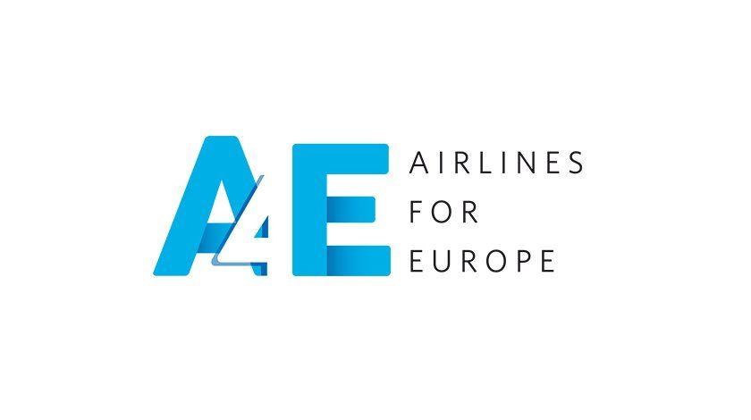 European Airline Logo - A4E Airlines For Europe Association Logo 1