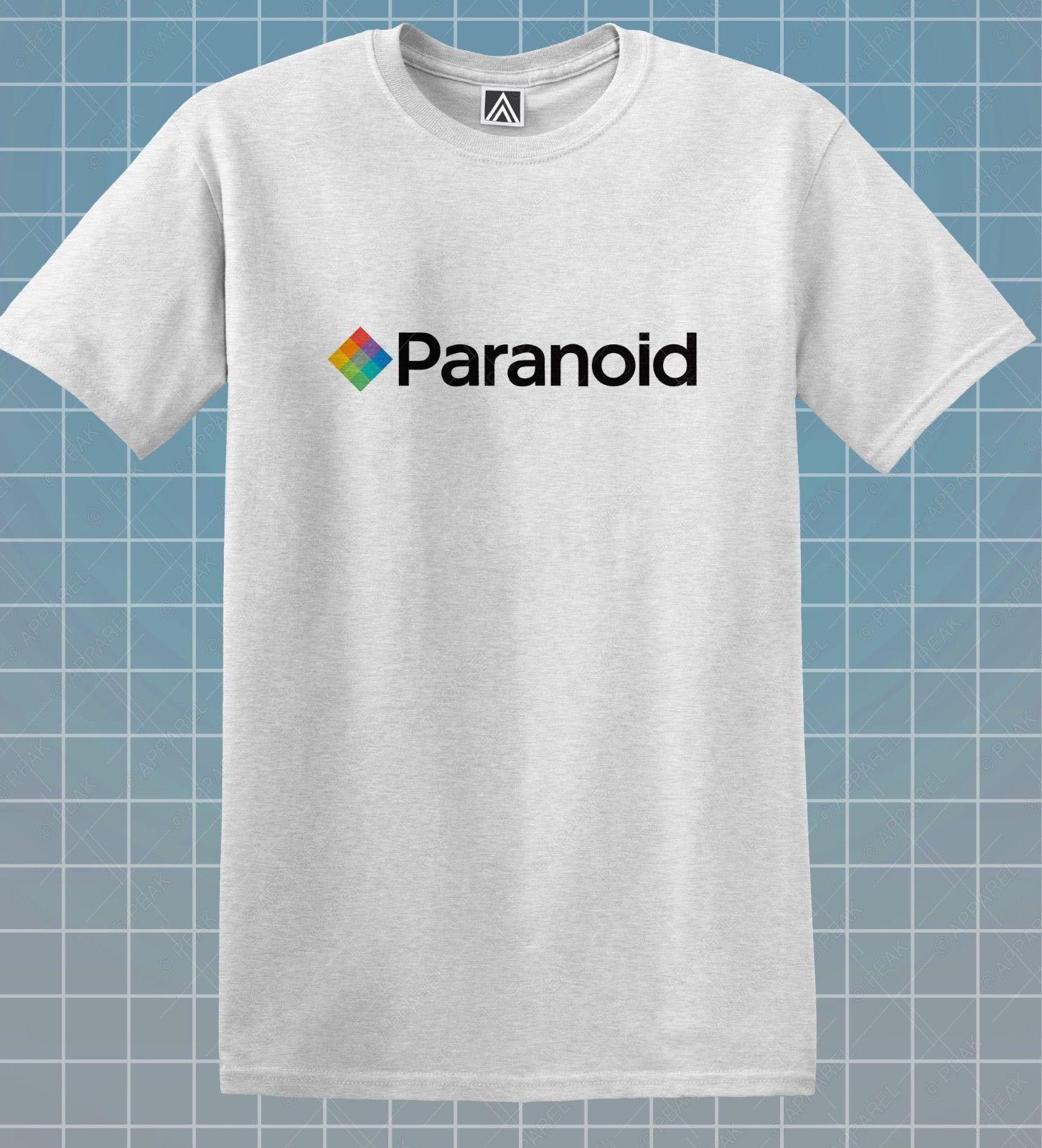 Cool Lit Logo - Paranoid T Shirt Camera Film Parody Crazy Lit Tee Indie Retro Logo ...