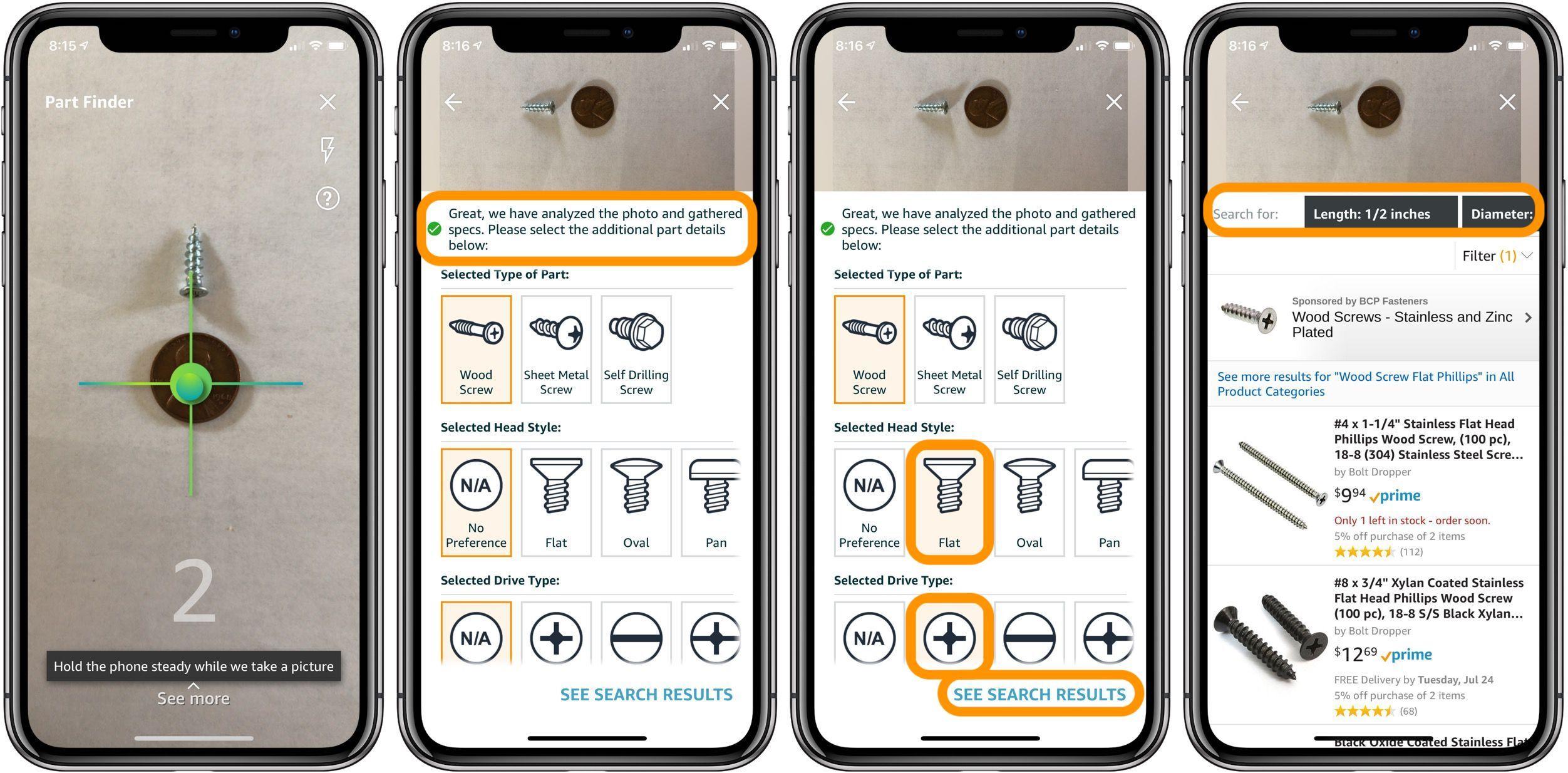 Amazon iPhone App Logo - Amazon iPhone app adds AR 'part finder' for identifying and buying ...