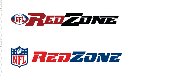 NFL RedZone Logo - Brand New: NFL Media, United it Stands, Divided it is