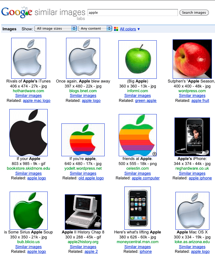 MSN Apple Logo - Google Similar Image Search Fresh Out of Google Labs