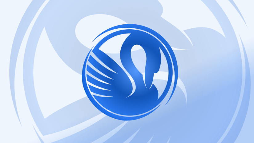 Pretty Swan Logo - Simple swan logo – Ekikoo Graphics