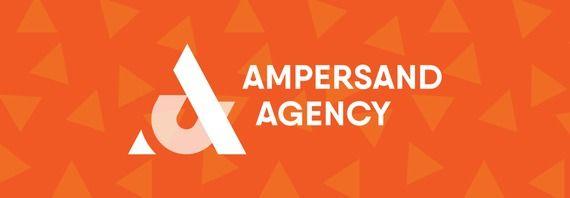 Red and Orange Ampersand Logo - The Ampersand Agency Advertising Agency