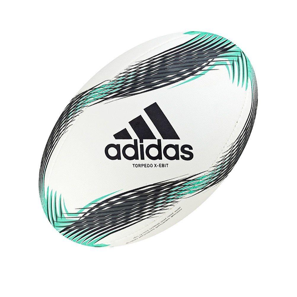 White X Green Ball Logo - GILBERT G-TR4000 training rugby ball size 4 [white/black]