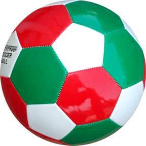 White X Green Ball Logo - X Sold Out Size 2 Red, White, Green Soccer Ball