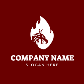 Fire Red and White Logo - Free Fire Logo Designs | DesignEvo Logo Maker