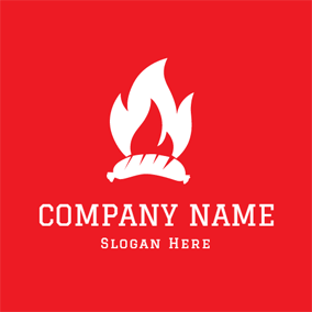 Fire Red and White Logo - Free Fire Logo Designs | DesignEvo Logo Maker