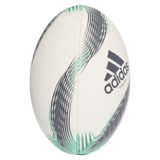 White X Green Ball Logo - Adidas Torpedo X Ebit Rugby Ball White Black & Green Size 5