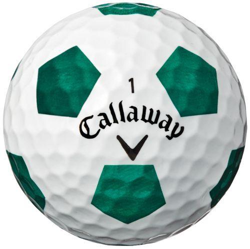 White X Green Ball Logo - Callaway 2018 Chrome Soft X Truvis Green Golf Balls