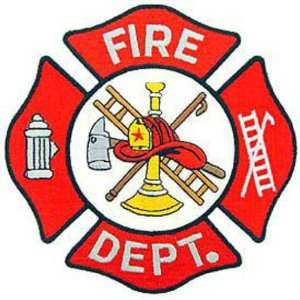 Fire Red and White Logo - White And Red Fire Dept Logo Arts, Crafts & Sewing on PopScreen