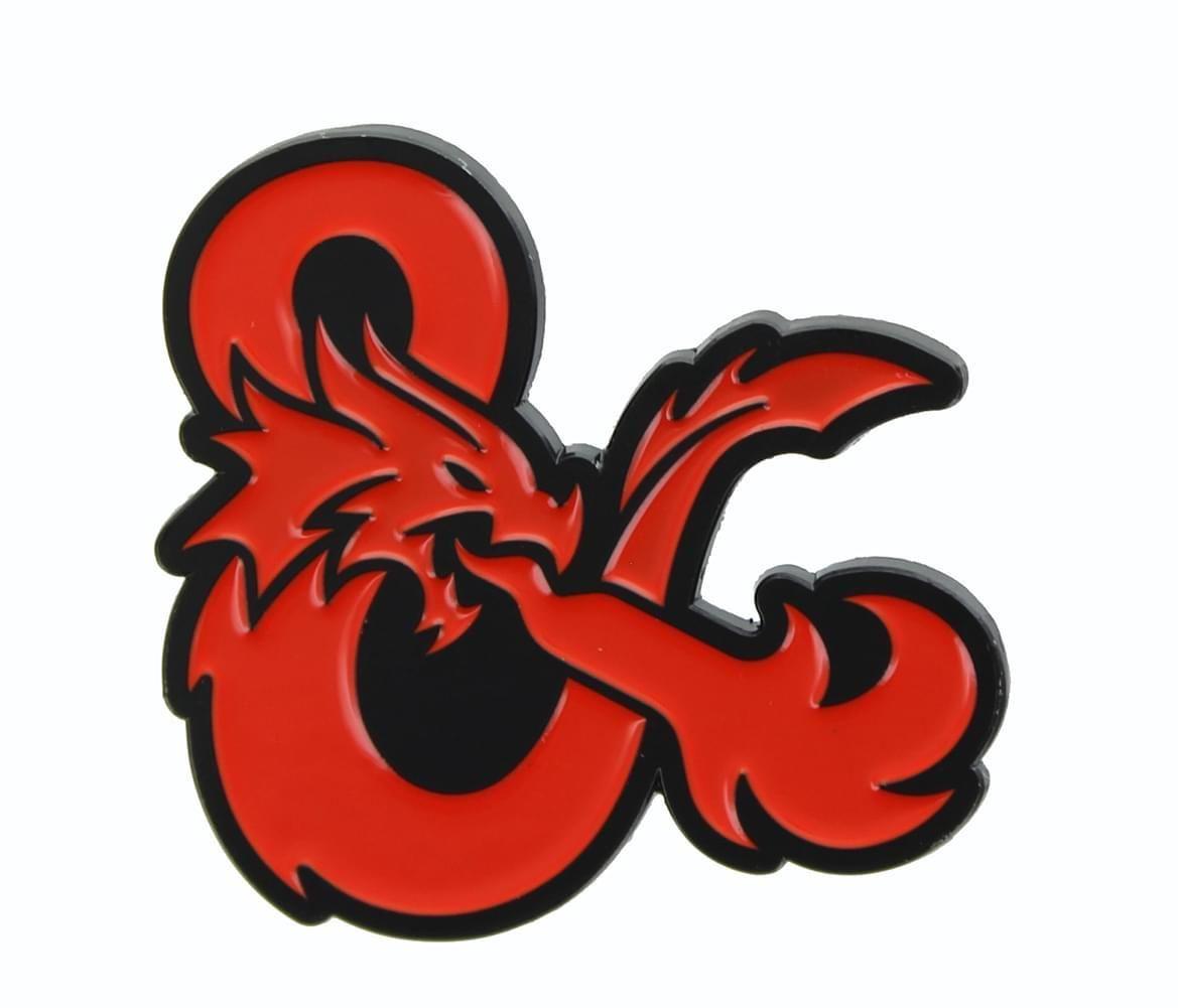 Red and Orange Ampersand Logo - Dungeons & Dragons Ampersand Enamel Pin (SDCC'18 Exclusive)