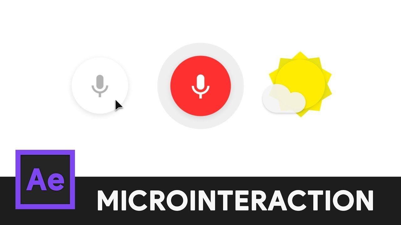 Google Voice Search Logo - Voice Search Icon Animation - After Effects Microinteraction 08 ...