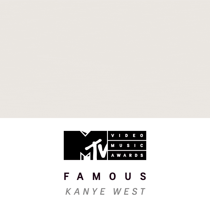 MTV 2017 Logo - Kanye West Mtv Vma GIF by 2017 MTV Video Music Awards & Share