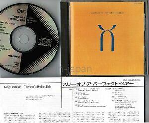 Three Black Triangle Logo - KING CRIMSON Three of a Perfect JAPAN CD 32VD-1089 1A1 1st issue ...