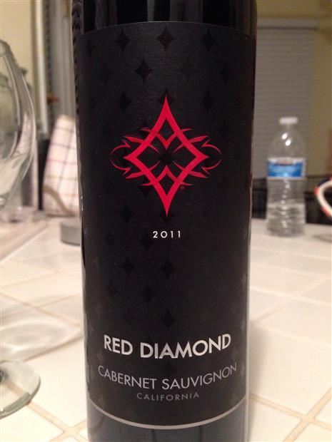 Wine Red Diamond Logo - 2011 Red Diamond Winery Cabernet Sauvignon, USA, California ...