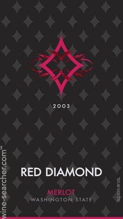 Wine Red Diamond Logo - 2003 Red Diamond Winery Merlot, Washington State | prices, stores ...