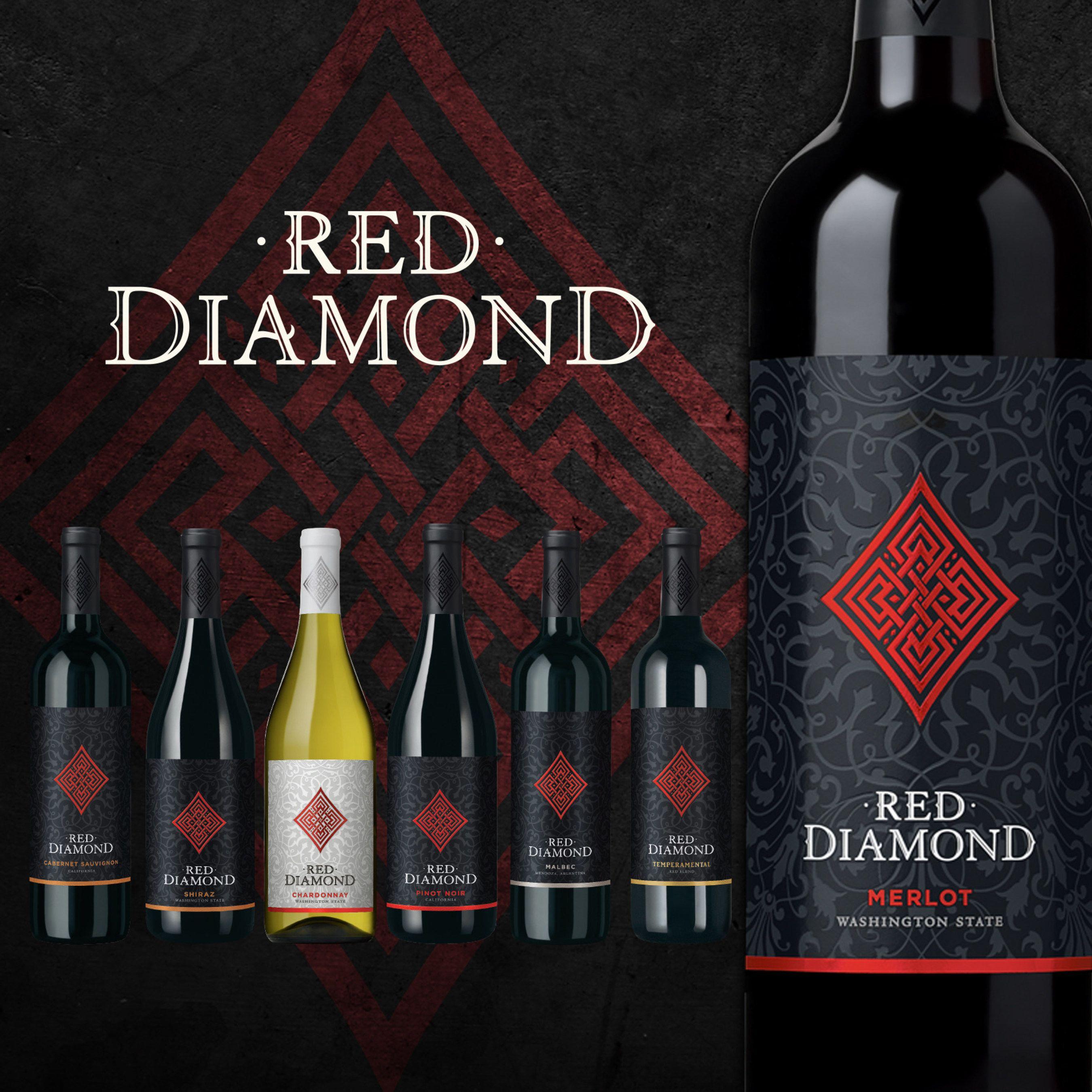 Wine Red Diamond Logo - Red Diamond Wine Introduces New Modern Packaging