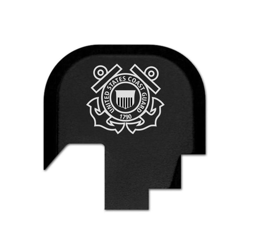 Coast Guard Shield Logo - REAR SLIDE PLATE FOR SW M&P SHIELD - US COAST GUARD – BASTION GEAR