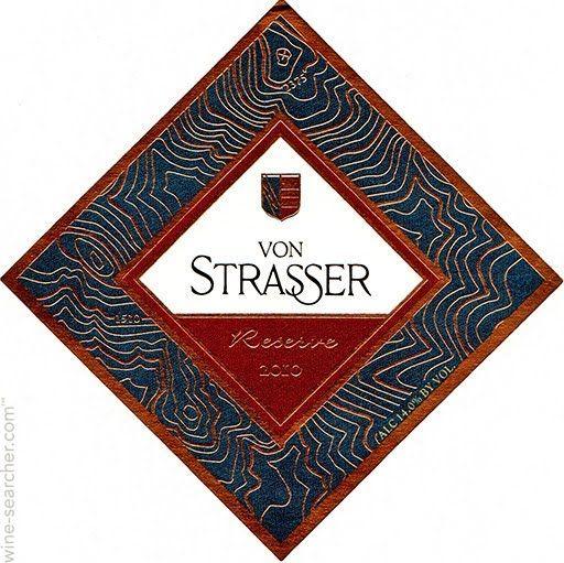 Wine Red Diamond Logo - 2012 Von Strasser Reserve Red, Diamond Mountain | prices, stores ...