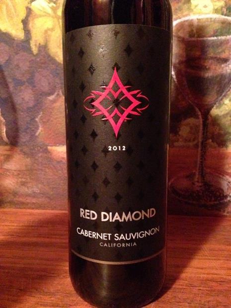 Wine Red Diamond Logo - 2012 Red Diamond Winery Cabernet Sauvignon, USA, California ...