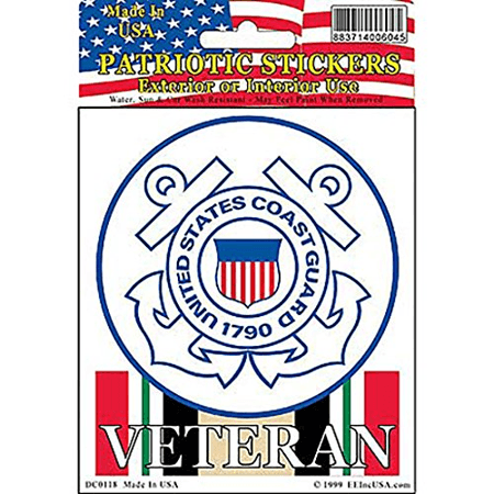 Coast Guard Shield Logo - US Military Armed Forces Sticker Decal U.S. Coast Guard