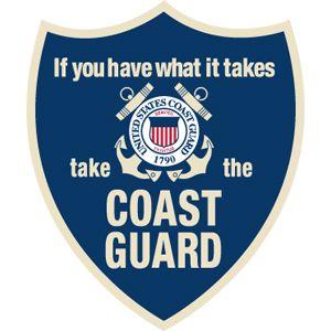 Coast Guard Shield Logo - Coast Guard Shield Car Magnet