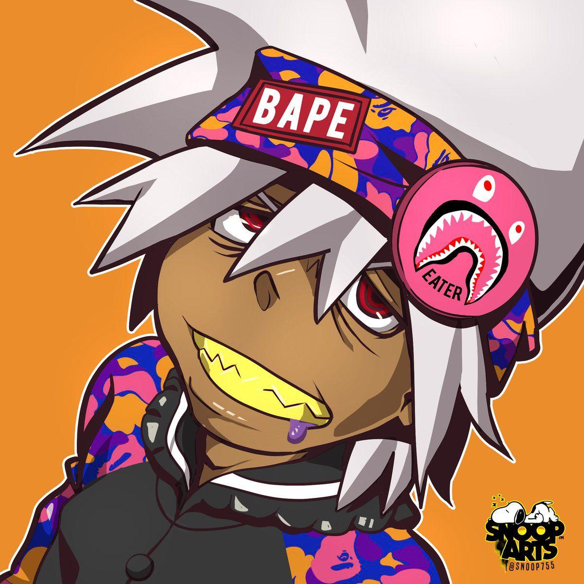 BAPE Cartoon Logo - IG: @snooparts on Twitter: 