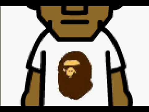 BAPE Cartoon Logo - bape cartoon tutorial - YouTube