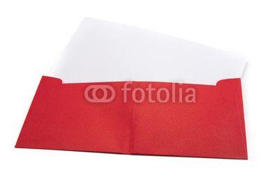 White and Red Envelope Logo - Red envelope isolated on white background. Buy Photo. AP Image