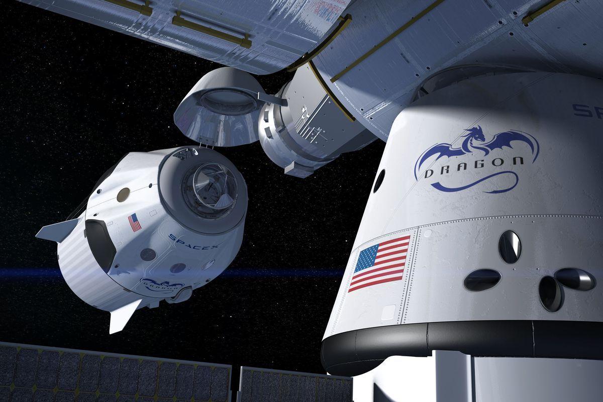 NASA Dragon Logo - SpaceX and Boeing probably won't be flying astronauts to the station ...