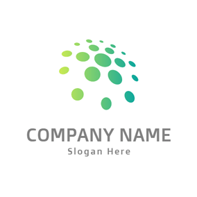 Green Circle Company Logo - Free Abstract Logo Designs | DesignEvo Logo Maker