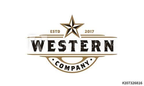 Country Western Logo - Vintage Country Emblem Typography for Beer / Restaurant Logo design ...