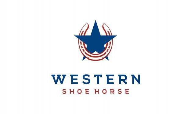Country Western Logo - Shoe Horse For Country Western Cowboy Ranch Logo Design Vector