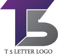 5 Letter Logo - T5 Letter Logo Vector (.AI) Free Download
