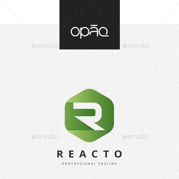 5 Letter Logo - Reaction Letter Logos from GraphicRiver