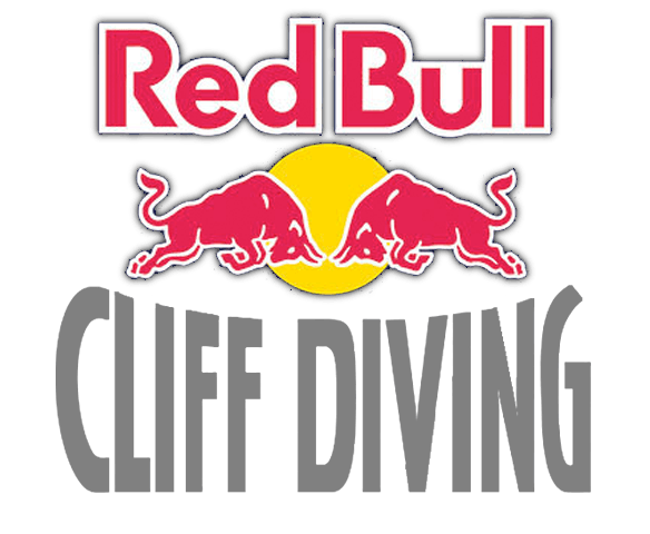 Red Diving Logo - High diver Lysanne Richard